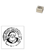 非常に陽気なクリスマスの切手 ラバースタンプ (押印)