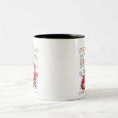非常に陽気なクリスマスの配達の夜通しサービス ツートーンマグカップ (中央)