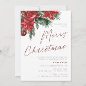 非常に陽気なクリスマスクラシックパーティー 招待状 (正面)