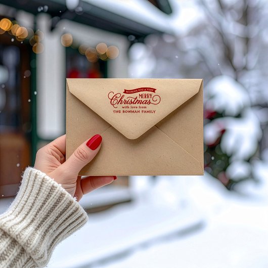 非常に陽気なクリスマススクリプトの休日 ラバースタンプ