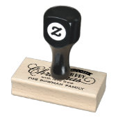 非常に陽気なクリスマススクリプトの休日 ラバースタンプ (スタンプ)