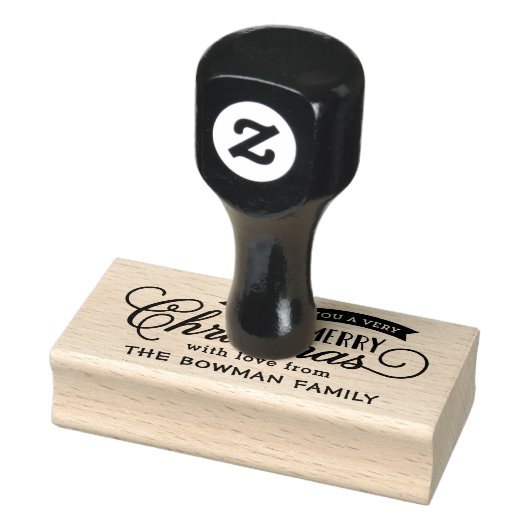 非常に陽気なクリスマススクリプトの休日 ラバースタンプ (スタンプ)