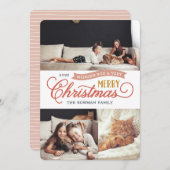 非常に陽気なクリスマススクリプト3写真 シーズンカード (正面/裏面)