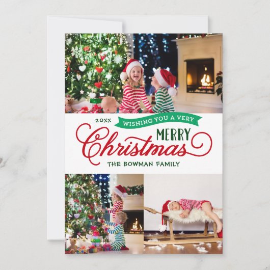 非常に陽気なクリスマススクリプト3写真 シーズンカード (正面)