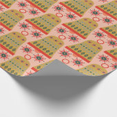 非常に陽気なクリスマスベルの型 ラッピングペーパー (角)