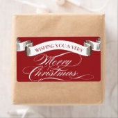 非常に陽気なクリスマスラベル ラベル (インサイチュ)