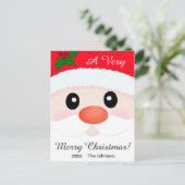 非常に陽気なクリスマス葉書ハッピーホリデー ポストカード (スタンド正面)