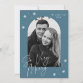 非常に青メリーいフロストアーチフレーム写真 シーズンカード (正面)