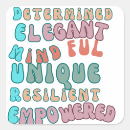 非常に非常に心の強い スクエアシール