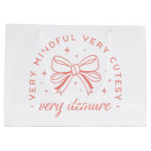 非常に非常に心を込めて非常に可愛い ラージペーパーバッグ (裏面)