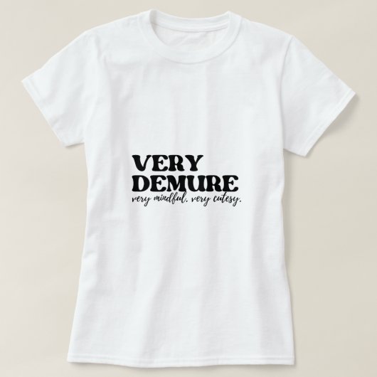 非常に非常に心を込めて非常に可愛い Tシャツ (デザイン正面)