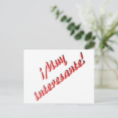 非常に面白いカード ポストカード (スタンド正面)