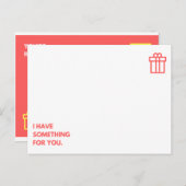 非常に面白い - オレンジ シンプル ミニマル ポストカード (正面/裏面)