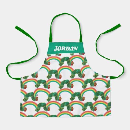 非常に飢えたキャタピラーパターンのエリック・カーレ エプロン (正面)