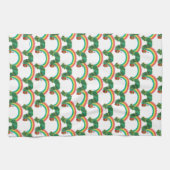 非常に飢えたキャタピラーパターンのエリック・カーレ キッチンタオル (横)