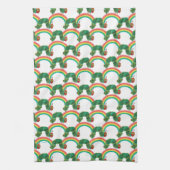 非常に飢えたキャタピラーパターンのエリック・カーレ キッチンタオル (縦)