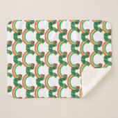 非常に飢えたキャタピラーパターンのエリック・カーレ シェルパブランケット (正面(横))