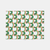 非常に飢えたキャタピラーパターンのエリック・カーレ フリースブランケット (正面(横))