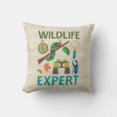 非常に飢えたキャタピラー野生動物の専門家 クッション (正面)