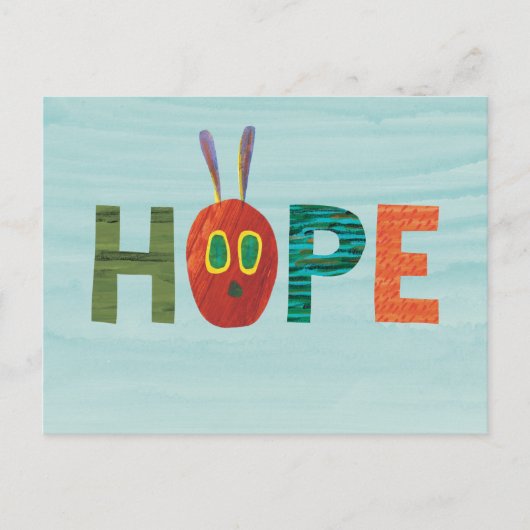 非常に飢えた毛虫の希望 ポストカード (正面)