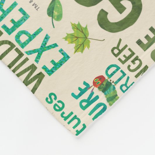 非常に飢えた毛虫の未来の世界の転換者 フリースブランケット (角)