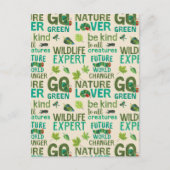 非常に飢えた毛虫の未来の世界の転換者 ポストカード (正面)