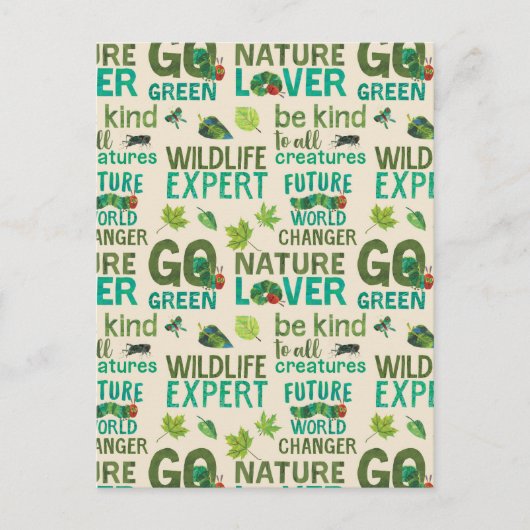 非常に飢えた毛虫の未来の世界の転換者 ポストカード (正面)