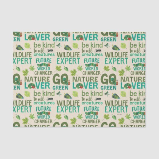 非常に飢えた毛虫の未来の世界の転換者 薄葉紙 (正面)