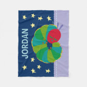 非常に飢えた毛虫の甘い夢 フリースブランケット (正面)