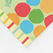 非常に飢えた毛虫の良い朝の太陽の光 フリースブランケット (角)