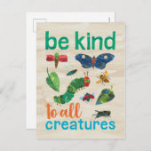非常に飢えた毛虫は全てのクリエイターに親切である ポストカード (正面/裏面)