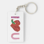 非常に飢えた毛虫 |ハート キーホルダー (裏面)