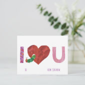 非常に飢えた毛虫 |ハート シーズンポストカード (スタンド正面)