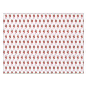 非常に飢えた毛虫 |ハート テーブルクロス (正面(横))