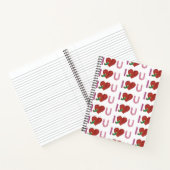 非常に飢えた毛虫 |ハート ノートブック (内部)