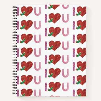 非常に飢えた毛虫 |ハート ノートブック