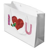 非常に飢えた毛虫 |ハート ラージペーパーバッグ (裏面アングル)
