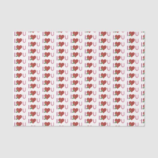 非常に飢えた毛虫 |ハート 薄葉紙 (正面)