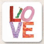 非常に飢えた毛虫 |愛 コースター (正面)