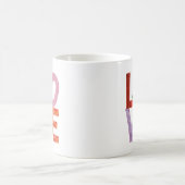 非常に飢えた毛虫 |愛 コーヒーマグカップ (中央)