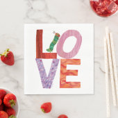 非常に飢えた毛虫 |愛 スタンダードランチョンナプキン (インサイチュ)