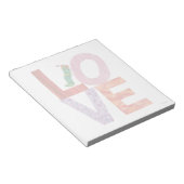 非常に飢えた毛虫 |愛 ノートパッド (アングル)