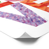 非常に飢えた毛虫 |愛 ポスター (角)