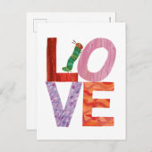 非常に飢えた毛虫 |愛 ポストカード (正面/裏面)