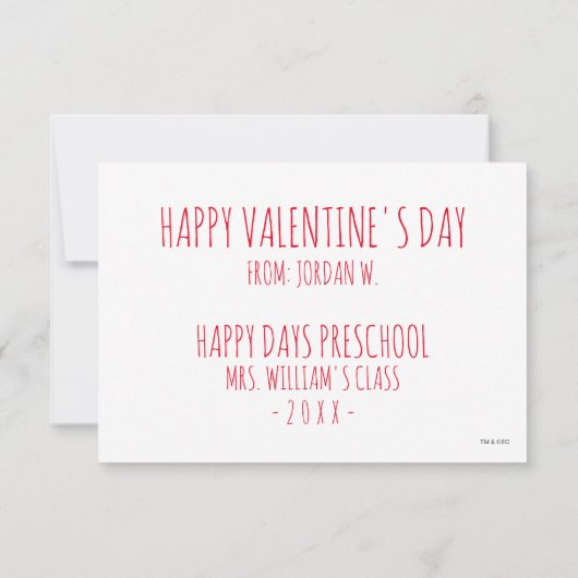 非常に飢えた毛虫 |愛 招待状 (裏面)