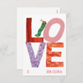 非常に飢えた毛虫 |愛 招待状 (正面/裏面)