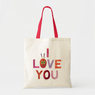 非常に飢えた毛虫 I Love You トートバッグ