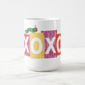 非常に飢えた毛虫 | XOXO コーヒーマグカップ (中央)