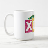 非常に飢えた毛虫 | XOXO コーヒーマグカップ (左)