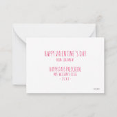 非常に飢えた毛虫 | XOXO ノートカード (裏面)